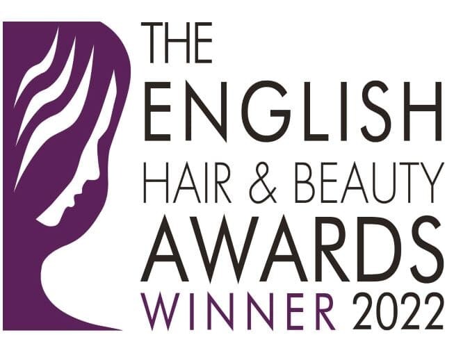 Official winner graphic for English hair and beauty awards 2022